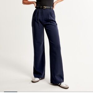NWT A&F Sloane Tailored Wide Leg Pant